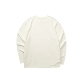 Sudadera de cuello redondo con logo estampado «Blanco, Negro, Azul»