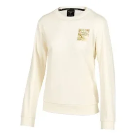 Sudadera de cuello redondo con logo Skechers x SKX «Blanco Amarillo»