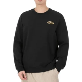 Sudadera de cuello redondo con logo Skechers x SKX «Negro Amarillo»