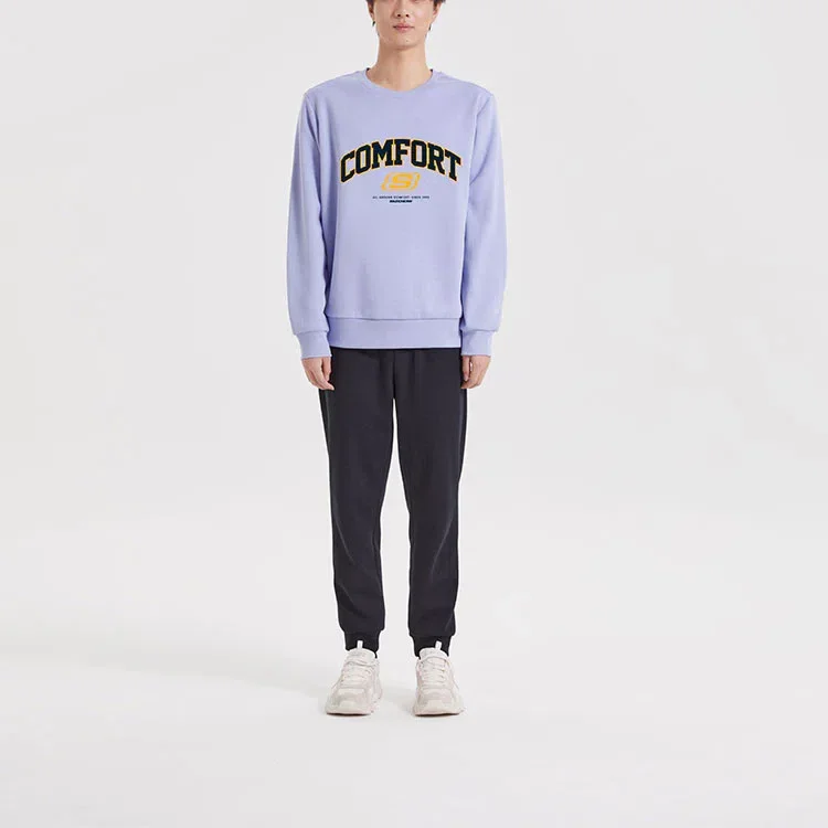 Sudadera de marca de la serie Casual Colorida «Morado Amarillo»