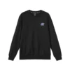 Sudadera de punto holgada de color liso «Burdeos Negro»