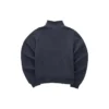 Sudadera deportiva informal de punto suelto con cuello redondo «Negro»
