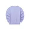 Sudadera unisex de cuello redondo con letras de la serie Casual «Purple»