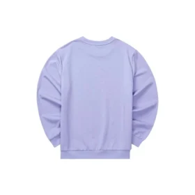Sudadera unisex de cuello redondo con letras de la serie Casual «Purple»