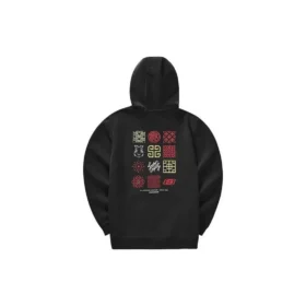 Sudaderas con capucha con el logo de CNY impreso «Negro»