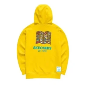 Sudaderas con capucha y estampado «Amarillo Blanco Azul»