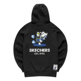 Sudaderas con capucha y estampado «Black White Blue»