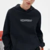 Sudaderas con capucha y estampado «Black White Blue»