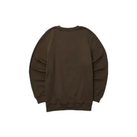 Suéter casual con gráfico «Brown Grey»