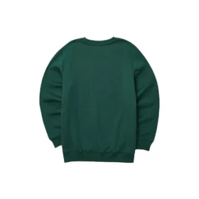Suéter casual con gráfico «Green White»