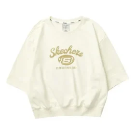 Suéter casual de cuello redondo con letras impresas «Beige» Suéter casual de cuello redondo con letras impresas «Beige»