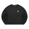 Suéter casual de cuello redondo «Negro Rojo»