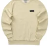 Suéter casual de manga larga con logo estampado «Beige»