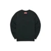 Suéter de cuello redondo con gráfico «Negro Blanco Rojo»
