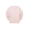 Suéter de cuello redondo con gráfico «Negro, blanco, rosa, azul, gris»
