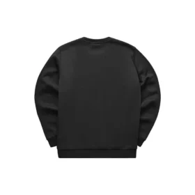 Suéter de cuello redondo con logo impreso «Negro Rojo»