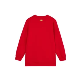 Suéter de cuello redondo de la serie CNY «Rojo-Blanco»