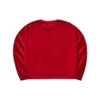 Suéter de cuello redondo de la serie CNY «Rojo-Blanco»