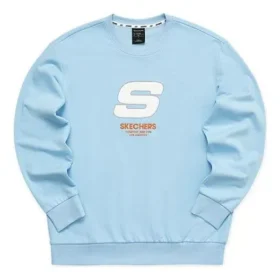 Suéter deportivo con letras «Blue White»