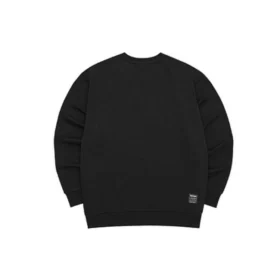 Suéter Sport Letter Crew «Negro Blanco»