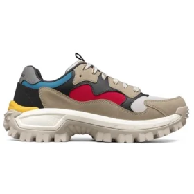 Trekson Low-Top Marrón/Rojo/Azul