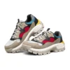 Trekson Low-Top Marrón/Rojo/Azul
