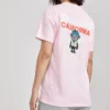 Unisex de punto estampado rosa