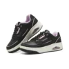 Uno Court – Zapatos de estilo Courted «Negro Rosa Blanco»