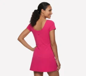 Vestido de manga corta con escote redondo Go Walk