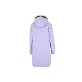 Vestido largo estampado de la serie Performance «Morado, blanco y negro»