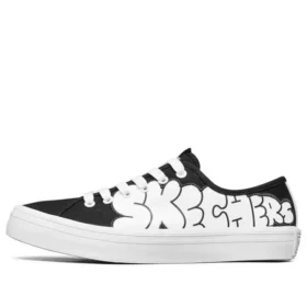 Zapatillas bajas Jeremyville x Skechers V”Lites Negro/Blanco