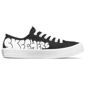 Zapatillas bajas Jeremyville x Skechers V”Lites Negro/Blanco