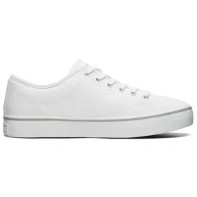 Zapatillas de caña baja con suela de copa, color blanco