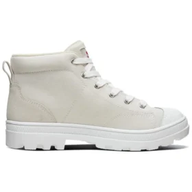 Zapatillas de lona de caña alta Roadies, color blanco