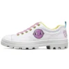 Zapatillas de lona de caña baja Jeremyville x Skechers Roadies, blancas