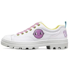Zapatillas de lona de caña baja Jeremyville x Skechers Roadies, blancas Zapatillas de lona de caña baja Jeremyville x Skechers Roadies, blancas
