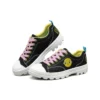 Zapatillas de lona de caña baja Jeremyville x Skechers Roadies, color negro
