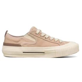 Zapatillas de lona de caña baja New Moon Marrón Zapatillas de lona de caña baja New Moon Marrón