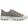 Zapatillas de lona de caña baja Roadies Leopardo/Gris