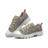 Zapatillas de lona de caña baja Roadies Leopardo/Gris