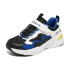 Zapatillas deportivas cómodas «Negro Blanco Azul»