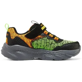 Zapatillas Dino-Lights «Verde Naranja Negro»