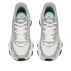 Zapatillas gruesas «Blanco, plateado y verde»