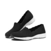 Zapatillas sin cordones de confort moderno «Negro Blanco»