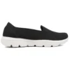 Zapatillas sin cordones «Negro-Blanco»