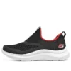 Zapatillas sin cordones «Negro Rojo»
