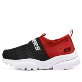 Zapatillas sin cordones «Negro Rojo»