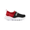 Zapatillas sin cordones «Negro Rojo»