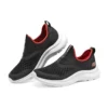 Zapatillas sin cordones «Negro Rojo»
