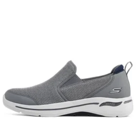Zapatos bajos Go Walk Arch Fit Lazy, color gris